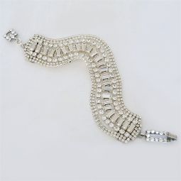 Art Deco Crystal Bracelet